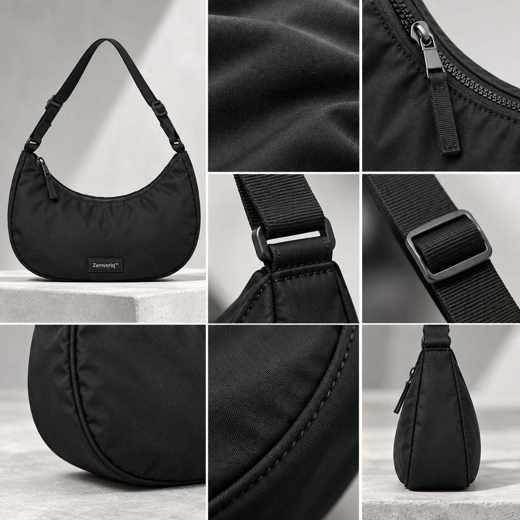 Zamvoriq™ Lightweight Crescent Shoulder Bag main image 06