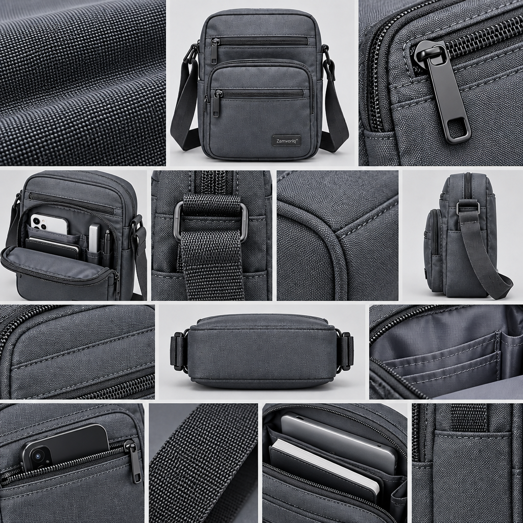 Zamvoriq™ Lightweight Multi-Compartment Pocket Bag main image 06