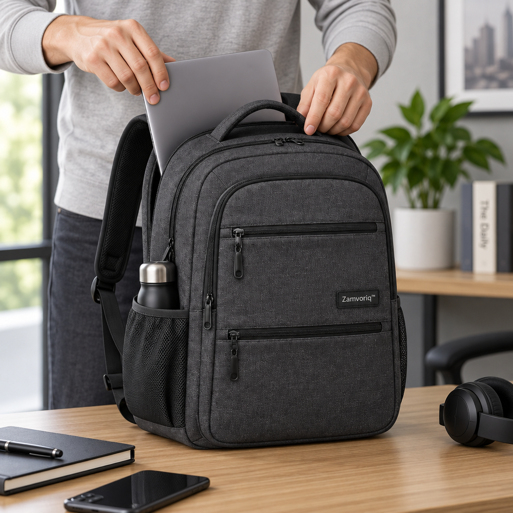 Zamvoriq™ Lightweight Multi-Compartment Everyday Backpack main image 04