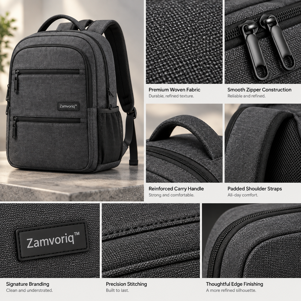 Zamvoriq™ Lightweight Multi-Compartment Everyday Backpack main image 06