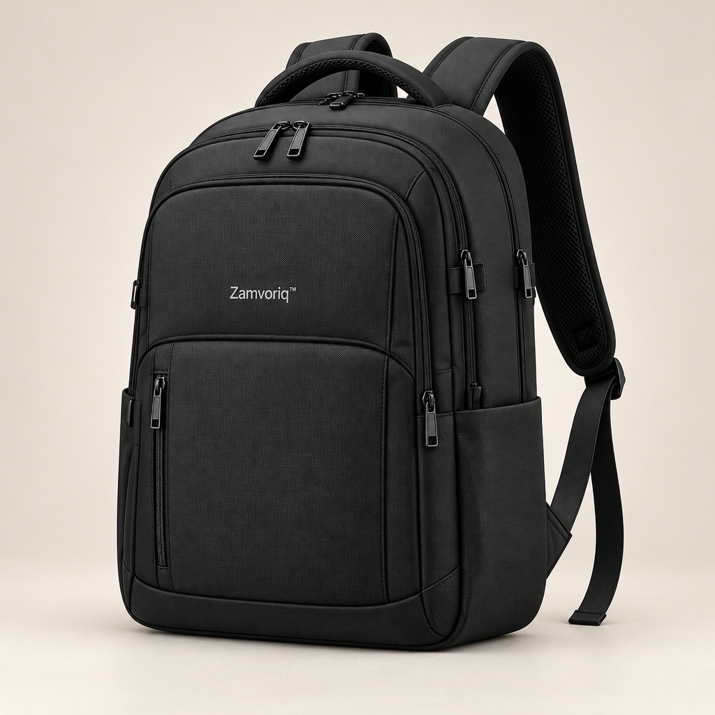Zamvoriq™ Large Water-Resistant Commuter Laptop Backpack hero