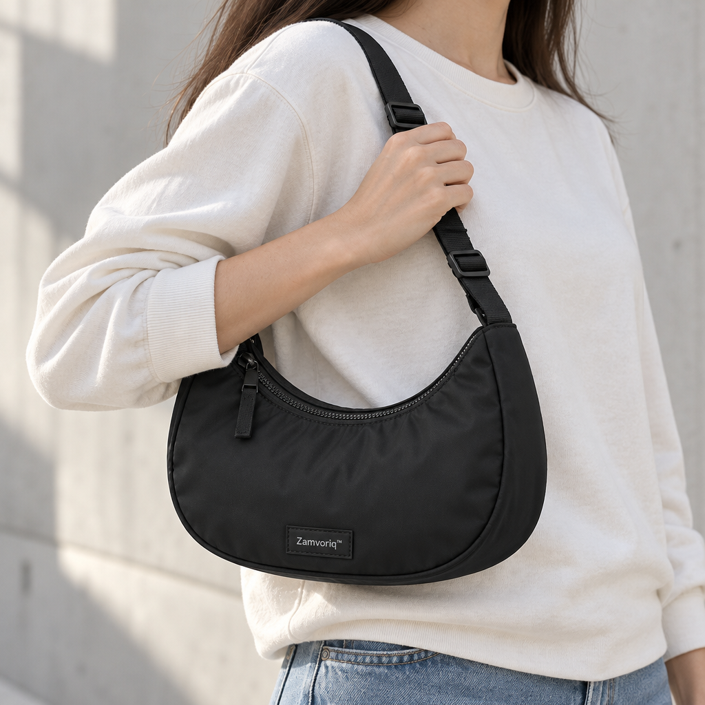 Zamvoriq™ Lightweight Crescent Shoulder Bag main image 04