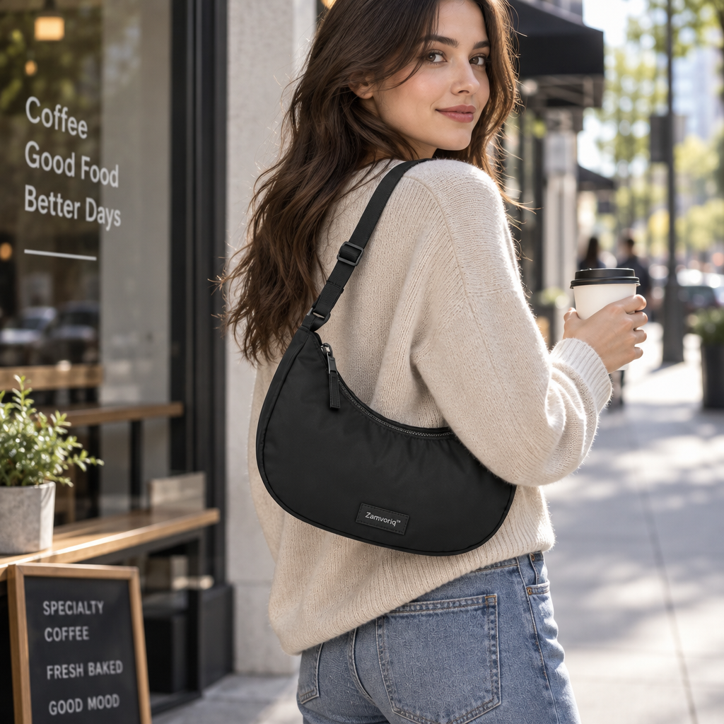 Zamvoriq™ Lightweight Crescent Shoulder Bag main image 05