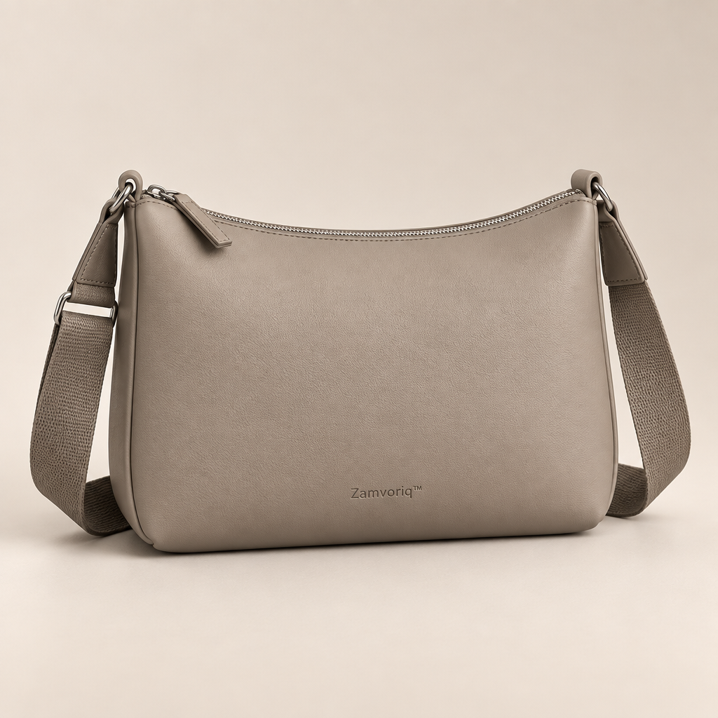 Zamvoriq™ Minimal Wide-Strap Crossbody Bag hero