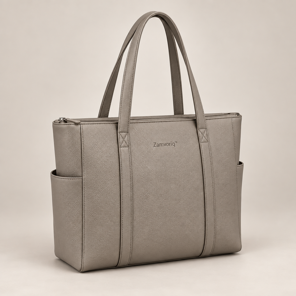 Zamvoriq™ Large Multi-Compartment Commuter Tote hero