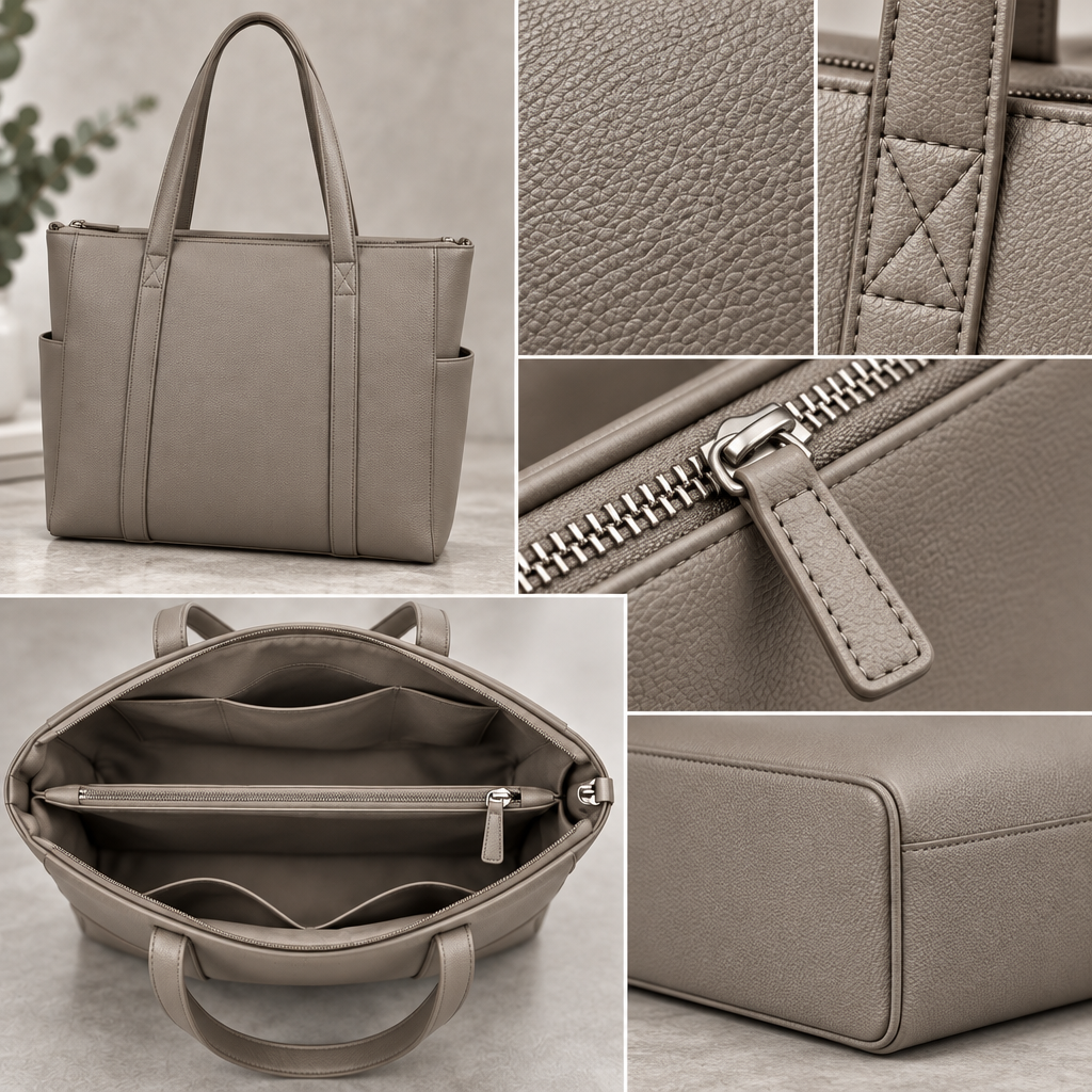 Zamvoriq™ Large Multi-Compartment Commuter Tote main image 06