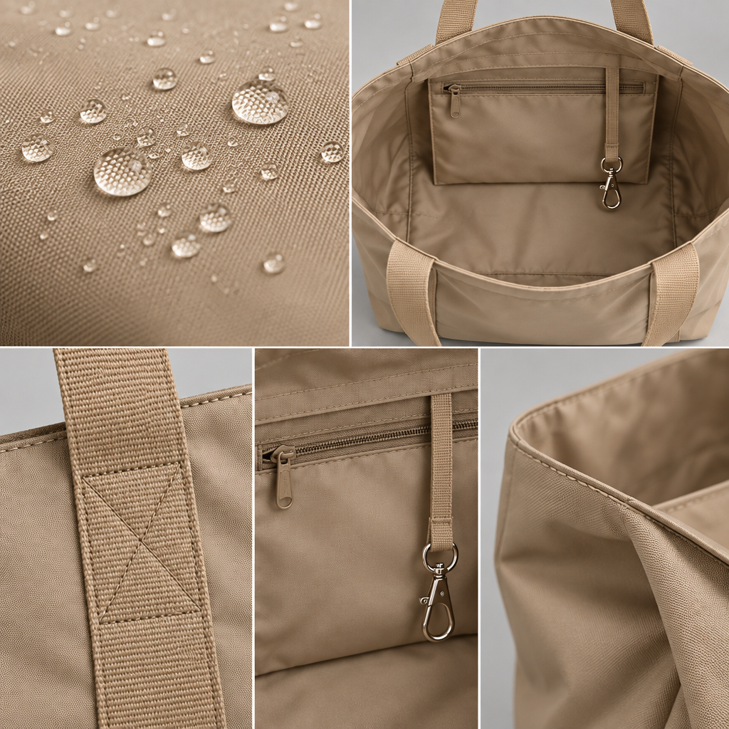 Zamvoriq™ Lightweight Water-Resistant Carryall Tote main image 03