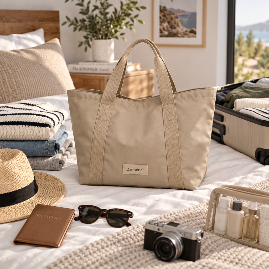 Zamvoriq™ Lightweight Water-Resistant Carryall Tote main image 05