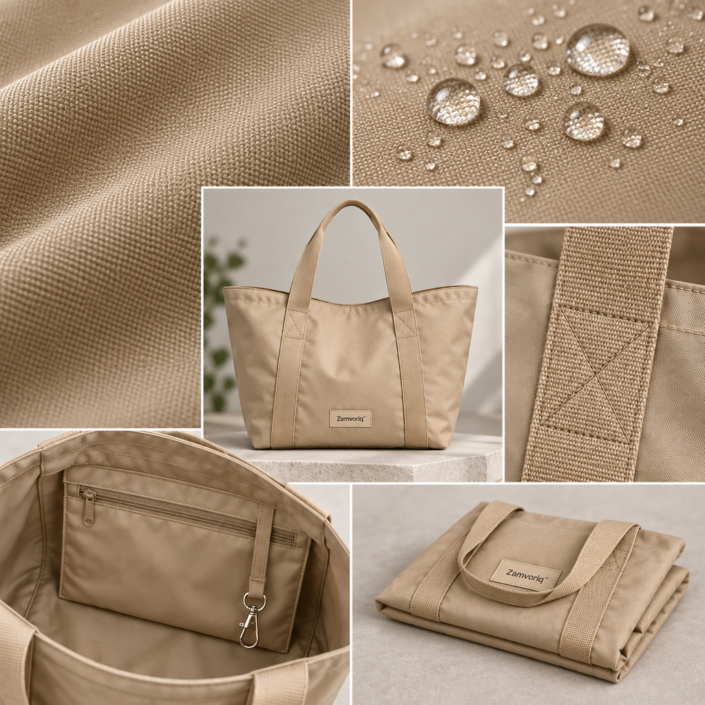 Zamvoriq™ Lightweight Water-Resistant Carryall Tote main image 06