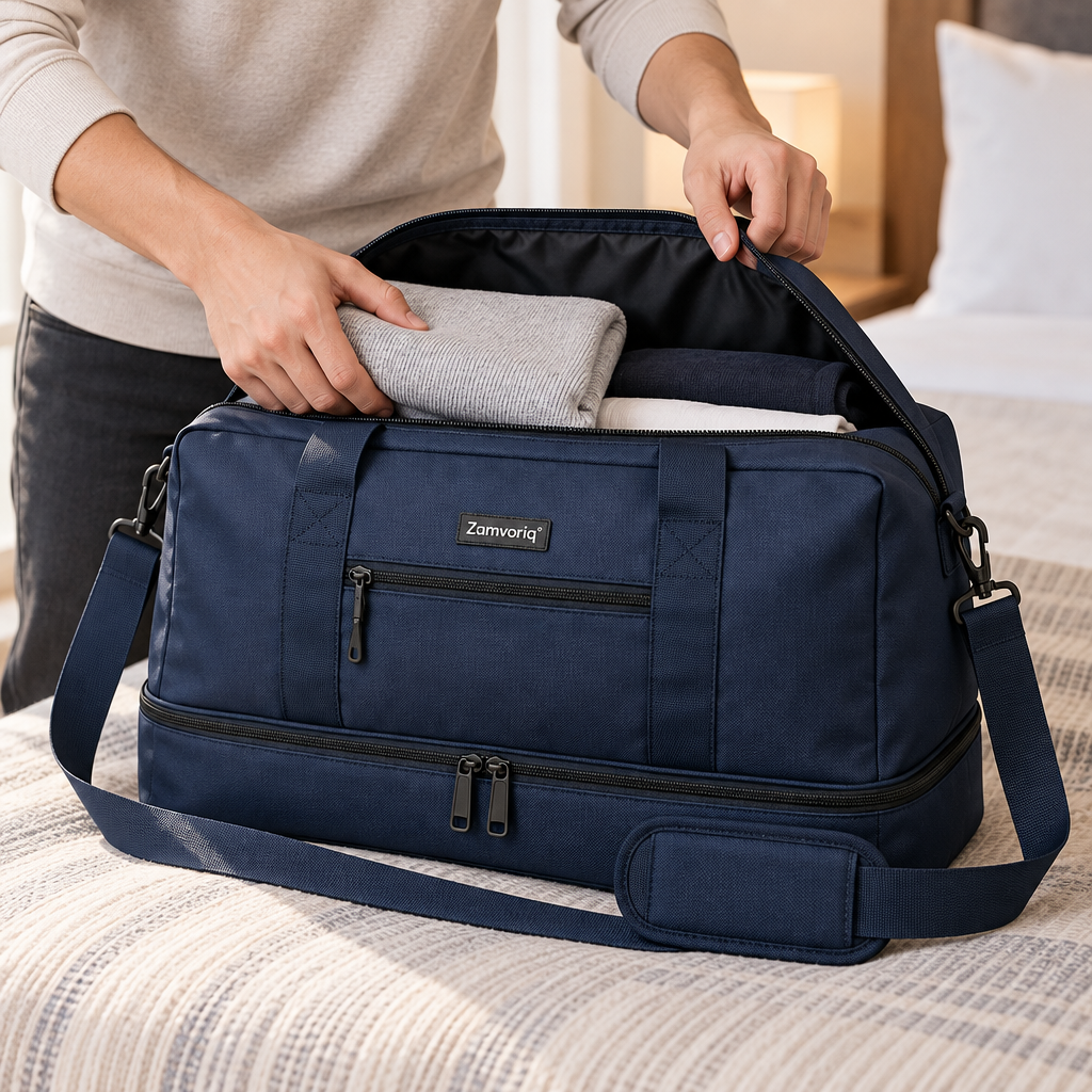 Zamvoriq™ Wet-Dry Separated Weekend Travel Bag main image 04