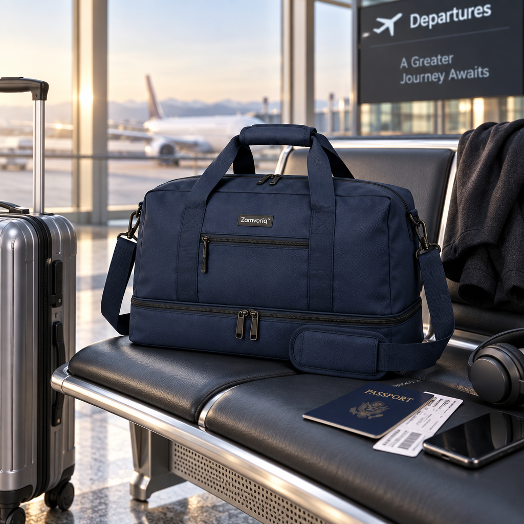 Zamvoriq™ Wet-Dry Separated Weekend Travel Bag main image 05