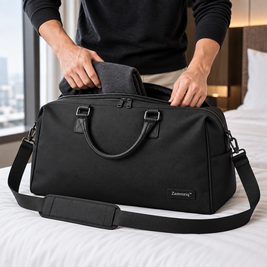 Zamvoriq™ Luggage-Sleeve Weekend Travel Bag main image 04