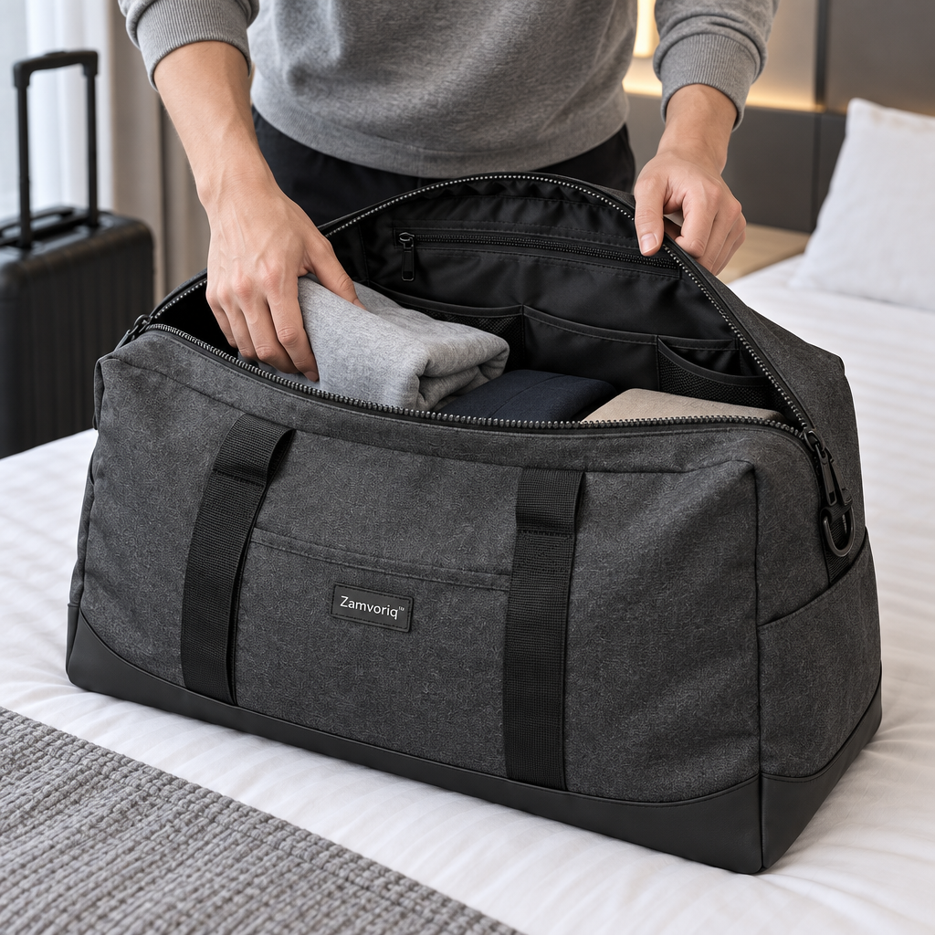 Zamvoriq™ Large Water-Resistant Travel Carryall main image 04