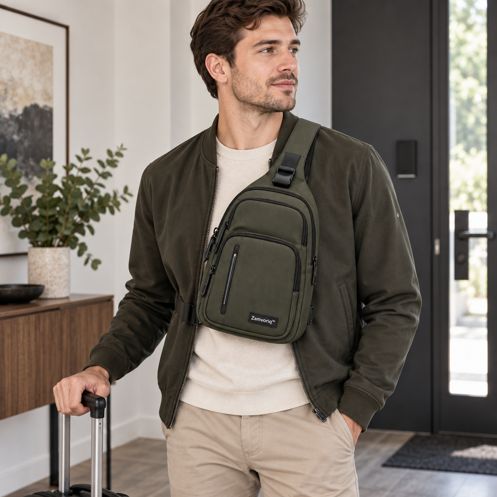 Zamvoriq™ Multi-Function Sling Chest Bag main image 02