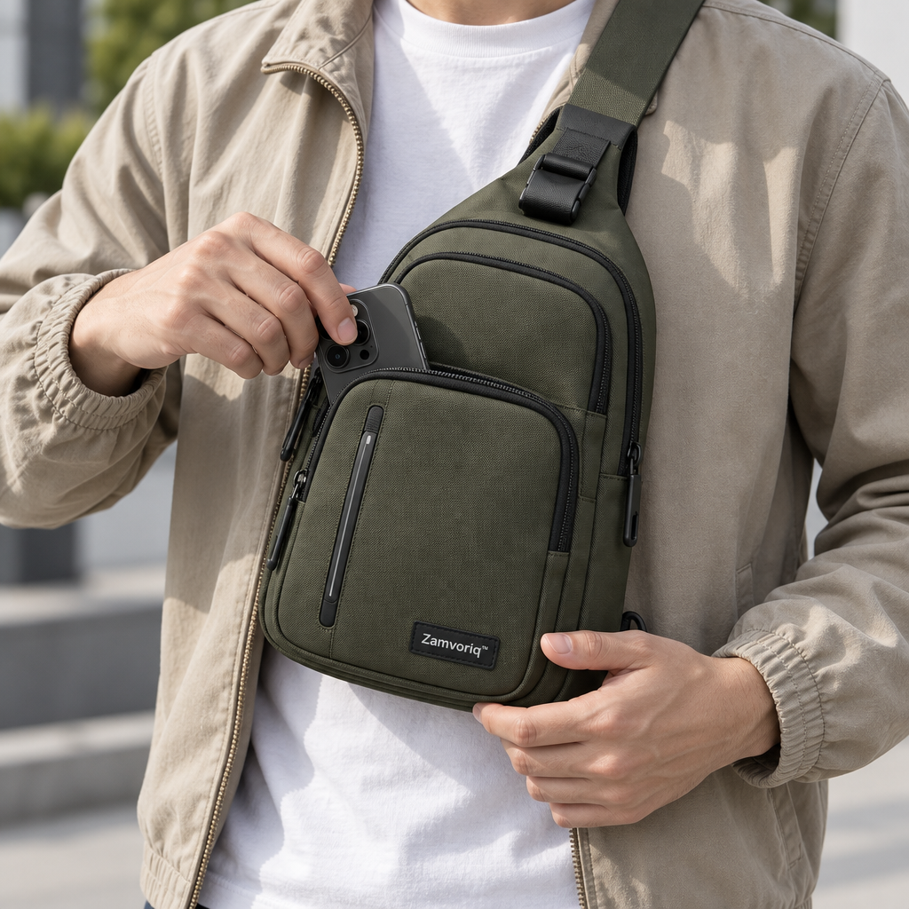 Zamvoriq™ Multi-Function Sling Chest Bag main image 04