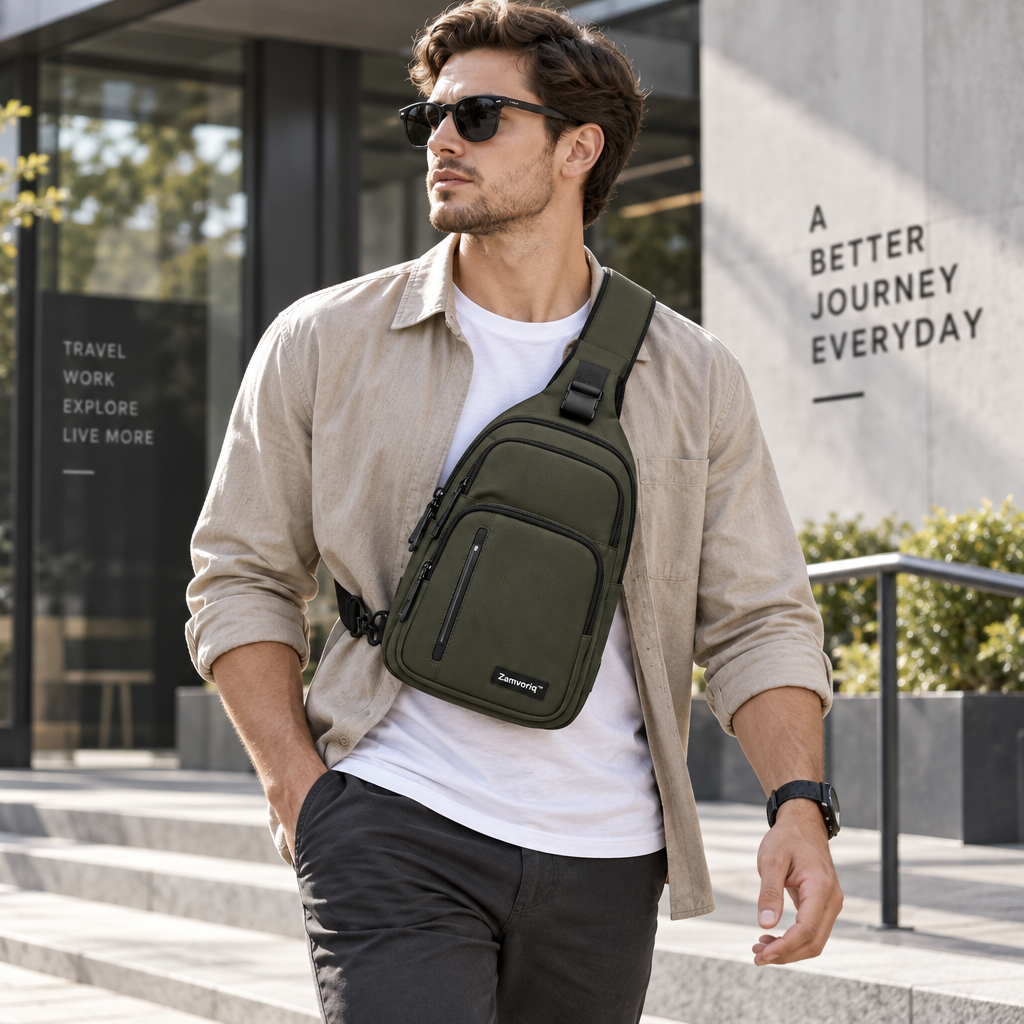 Zamvoriq™ Multi-Function Sling Chest Bag main image 05