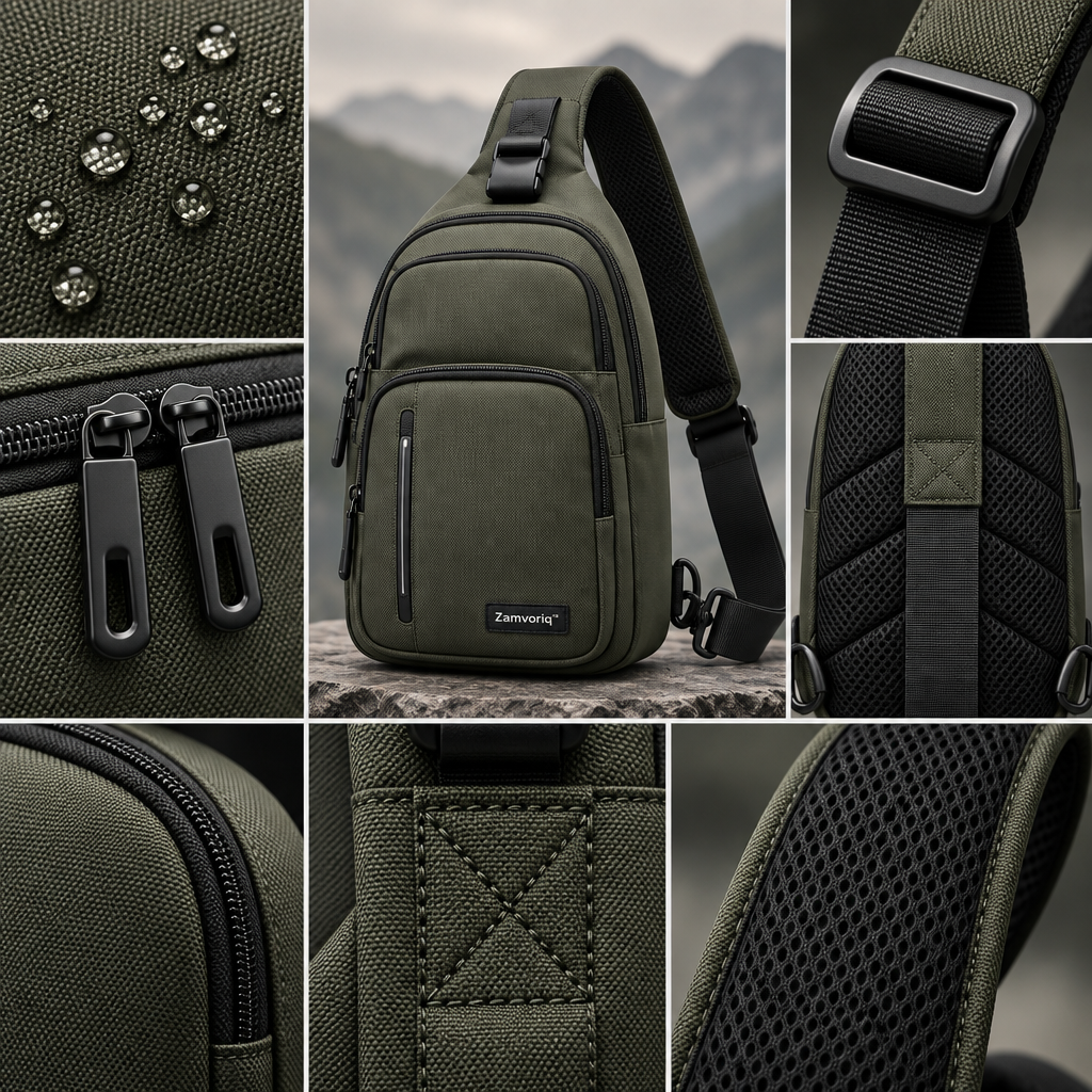 Zamvoriq™ Multi-Function Sling Chest Bag main image 06