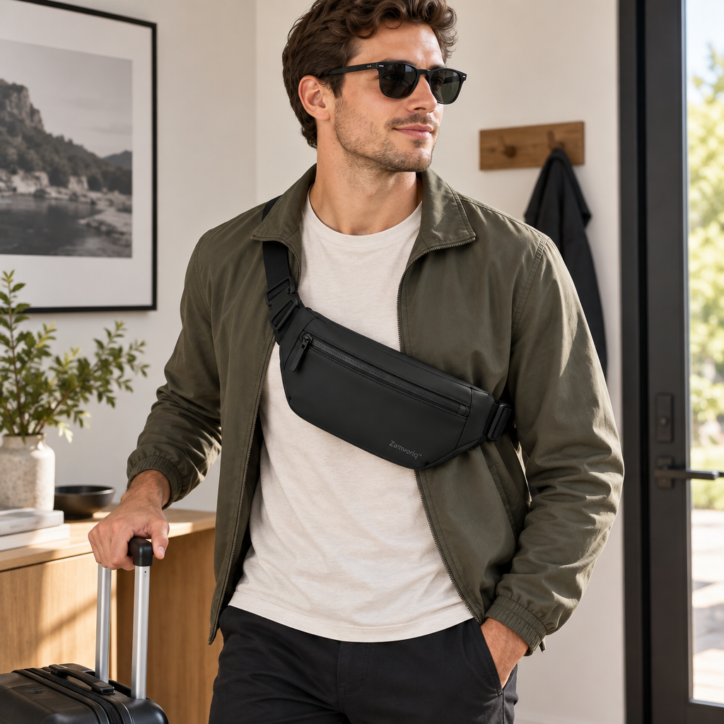 Zamvoriq™ Adjustable Water-Resistant Waist Bag main image 02