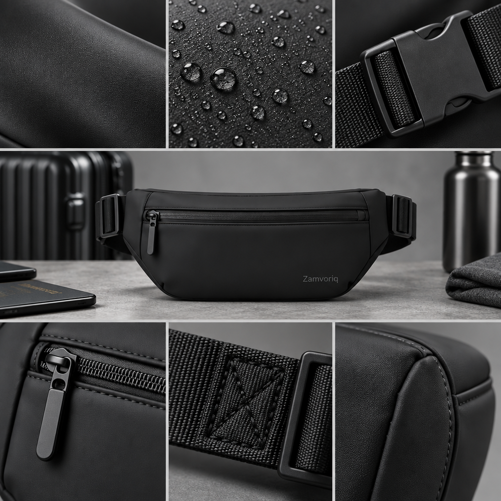 Zamvoriq™ Adjustable Water-Resistant Waist Bag main image 06