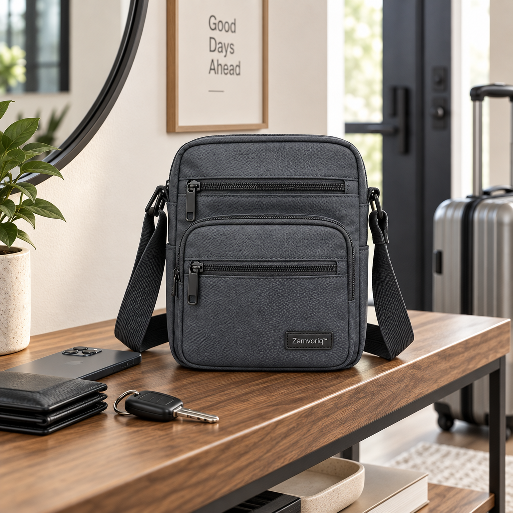 Zamvoriq™ Lightweight Multi-Compartment Pocket Bag main image 02