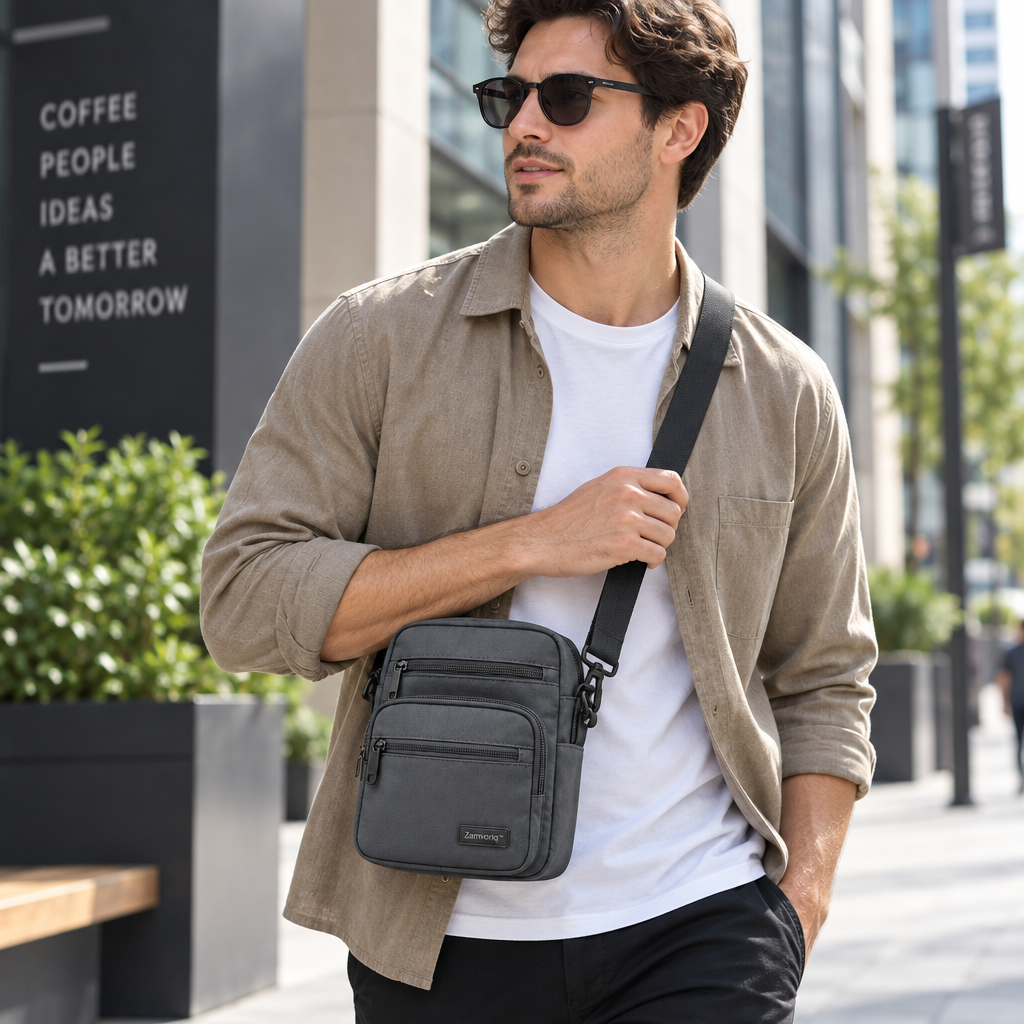 Zamvoriq™ Lightweight Multi-Compartment Pocket Bag main image 05